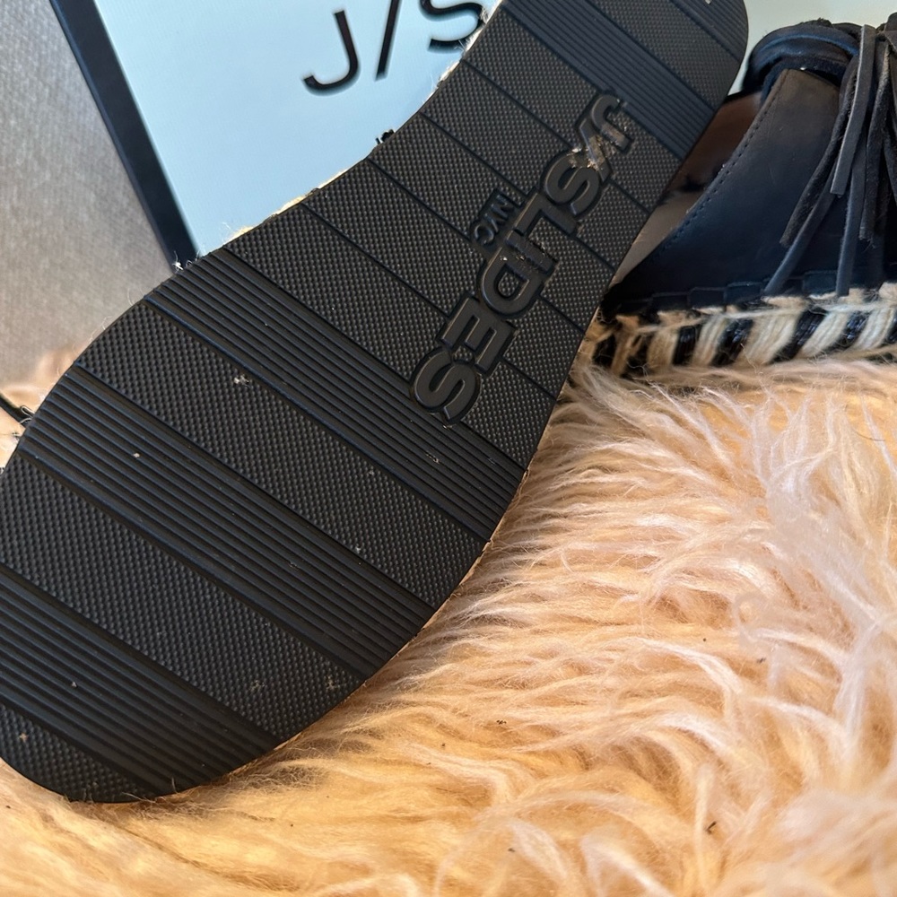 Like New Jslides Ruby Fringe Sandals - image 3